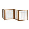 Richell Convertible Elite 4 Panel Pet Gate - Autumn Matte